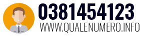 Numero di telefono 0381454123 0381454123
