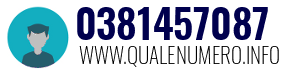 Numero di telefono 0381457087 0381457087