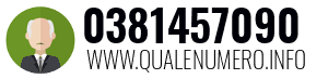 Numero di telefono 0381457090 0381457090
