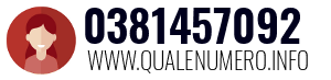 Numero di telefono 0381457092 0381457092