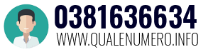Numero di telefono 0381636634 0381636634
