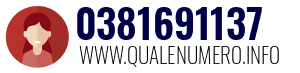 Numero di telefono 0381691137 0381691137