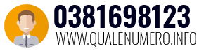 Numero di telefono 0381698123 0381698123