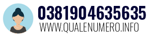 Numero di telefono 0381904635635 0381904635635