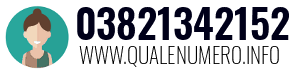 Numero di telefono 03821342152 03821342152