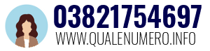 Numero di telefono 03821754697 03821754697