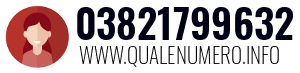 Numero di telefono 03821799632 03821799632