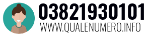 Numero di telefono 03821930101 03821930101