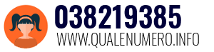Numero di telefono 038219385 038219385