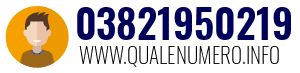 Numero di telefono 03821950219 03821950219