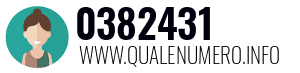 Numero di telefono 0382431 0382431