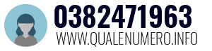 Numero di telefono 0382471963 0382471963