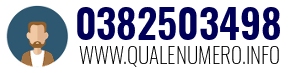 Numero di telefono 0382503498 0382503498
