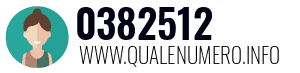Numero di telefono 0382512 0382512