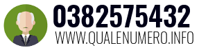 Numero di telefono 0382575432 0382575432