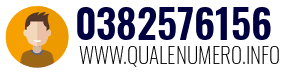 Numero di telefono 0382576156 0382576156