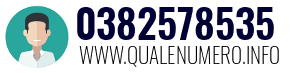 Numero di telefono 0382578535 0382578535