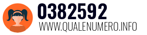 Numero di telefono 0382592 0382592