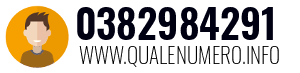 Numero di telefono 0382984291 0382984291