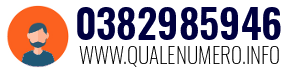 Numero di telefono 0382985946 0382985946
