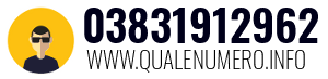 Numero di telefono 03831912962 03831912962