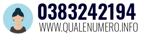 Numero di telefono 0383242194 0383242194