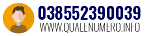 Numero di telefono 038552390039 038552390039
