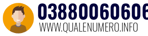 Numero di telefono 03880060606 03880060606