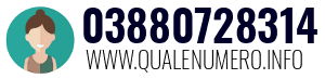 Numero di telefono 03880728314 03880728314