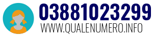 Numero di telefono 03881023299 03881023299