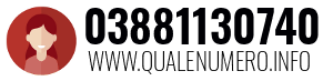 Numero di telefono 03881130740 03881130740