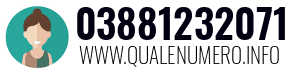 Numero di telefono 03881232071 03881232071