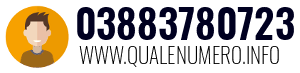 Numero di telefono 03883780723 03883780723