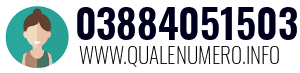 Numero di telefono 03884051503 03884051503