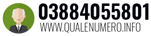 Numero di telefono 03884055801 03884055801