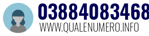 Numero di telefono 03884083468 03884083468