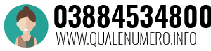 Numero di telefono 03884534800 03884534800