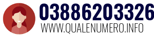 Numero di telefono 03886203326 03886203326