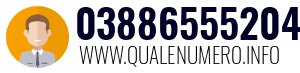 Numero di telefono 03886555204 03886555204
