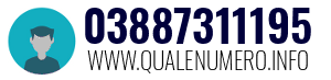 Numero di telefono 03887311195 03887311195