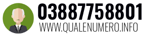 Numero di telefono 03887758801 03887758801