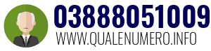 Numero di telefono 03888051009 03888051009