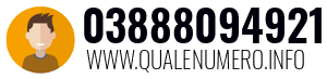 Numero di telefono 03888094921 03888094921