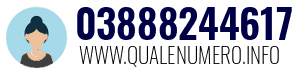 Numero di telefono 03888244617 03888244617
