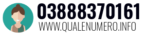 Numero di telefono 03888370161 03888370161