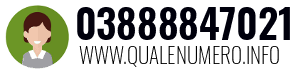 Numero di telefono 03888847021 03888847021