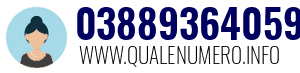 Numero di telefono 03889364059 03889364059