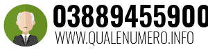 Numero di telefono 03889455900 03889455900