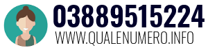 Numero di telefono 03889515224 03889515224