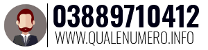 Numero di telefono 03889710412 03889710412